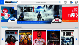 What Gameladen.com website looked like in 2019 (4 years ago)