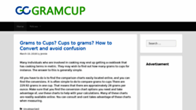 What Gramcup.com website looked like in 2019 (4 years ago)