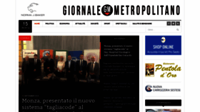 What Giornalemetropolitano.it website looked like in 2019 (4 years ago)