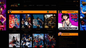 What Gogoanime.in website looked like in 2019 (4 years ago)