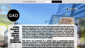 What Gadarchitecture.com website looked like in 2019 (4 years ago)
