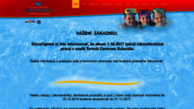 What Galandia.sk website looked like in 2019 (4 years ago)
