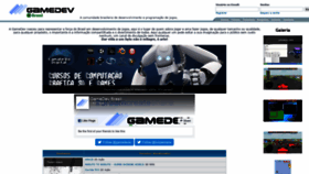 What Gamedev.com.br website looked like in 2019 (4 years ago)