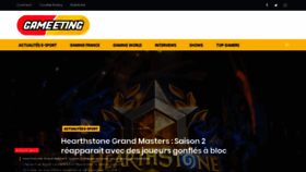 What Gameeting.com website looked like in 2019 (4 years ago)