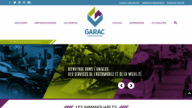 What Garac.com website looked like in 2019 (4 years ago)