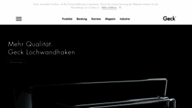What Geck.de website looked like in 2019 (4 years ago)