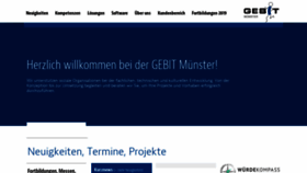 What Gebit-ms.de website looked like in 2019 (4 years ago)