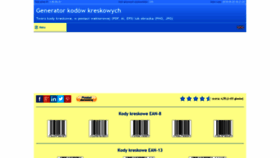 What Generatorkodowkreskowych.pl website looked like in 2019 (4 years ago)