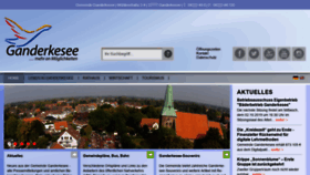 What Gemeindeganderkesee.de website looked like in 2019 (4 years ago)