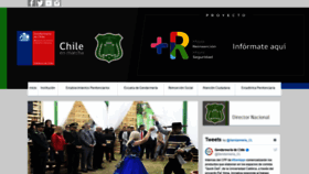 What Gendarmeria.cl website looked like in 2019 (4 years ago)