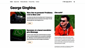 What Georgeginghina.com website looked like in 2019 (4 years ago)