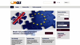 What Gls-slovenia.com website looked like in 2019 (4 years ago)