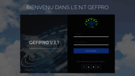 What Gefpro.institut-ciel.com website looked like in 2019 (4 years ago)