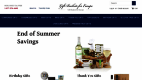 What Giftbasketsforeurope.com website looked like in 2019 (4 years ago)