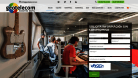 What Geotelecom.es website looked like in 2019 (6 years ago)