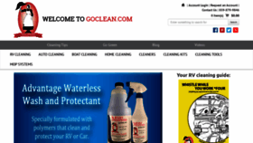 What Goclean.com website looked like in 2019 (4 years ago)