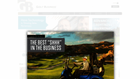 What Golfbusinessmagazine.com website looked like in 2019 (4 years ago)