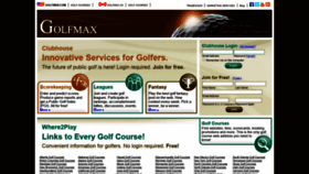 What Golfmax.com website looked like in 2019 (4 years ago)