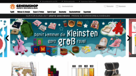 What Geheimshop.de website looked like in 2019 (4 years ago)