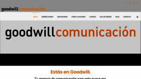 What Goodwill.es website looked like in 2019 (4 years ago)