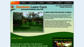 What Goodwinlawncarenaples.com website looked like in 2019 (4 years ago)