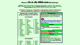 What Gotothebible.com website looked like in 2019 (4 years ago)