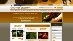 What Gourmetodyssey.com website looked like in 2019 (4 years ago)