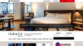 What Gracehotel.com.au website looked like in 2019 (4 years ago)