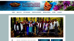 What Grandmotherscouncil.org website looked like in 2019 (4 years ago)