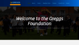 What Greggsfoundation.org.uk website looked like in 2019 (4 years ago)