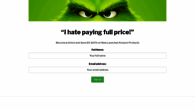 What Grinch.co.uk website looked like in 2019 (4 years ago)