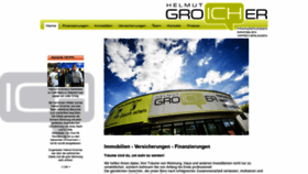 What Groicher.com website looked like in 2019 (4 years ago)