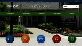 What Groveport.org website looked like in 2019 (4 years ago)