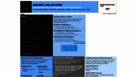 What Groupesolutions.fr website looked like in 2019 (4 years ago)