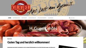 What Gugel.de website looked like in 2019 (7 years ago)