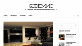 What Guide-immobilier.net website looked like in 2019 (4 years ago)