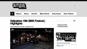 What Gutlessbmx.com website looked like in 2019 (4 years ago)