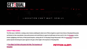 What Getequal.org website looked like in 2019 (4 years ago)