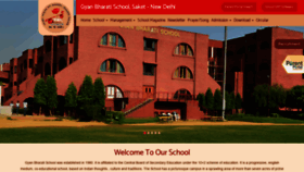 What Gyanbharatischool.net website looked like in 2019 (4 years ago)