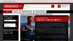 What Gravelypartsdirect.com website looked like in 2019 (4 years ago)