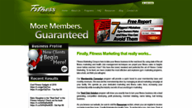 What Gymmarketing.com website looked like in 2019 (4 years ago)