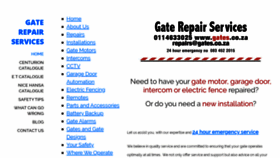 What Gates.co.za website looked like in 2019 (4 years ago)