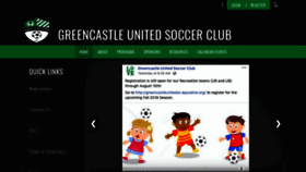 What Greencastlesoccer.com website looked like in 2019 (4 years ago)