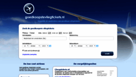 What Goedkoopstevliegtickets.nl website looked like in 2019 (4 years ago)