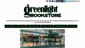 What Greenlightbookstore.com website looked like in 2019 (4 years ago)