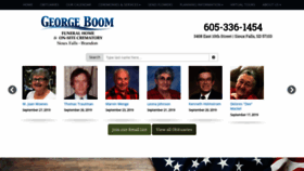 What Georgeboom.com website looked like in 2019 (4 years ago)