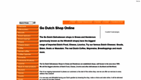 What Godutchshop.co.nz website looked like in 2019 (4 years ago)