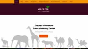 What Greateryellowstonescience.org website looked like in 2019 (4 years ago)