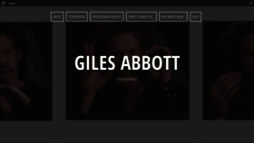 What Gilesabbott.com website looked like in 2019 (4 years ago)