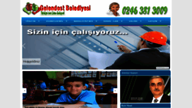What Gelendost.bel.tr website looked like in 2019 (5 years ago)